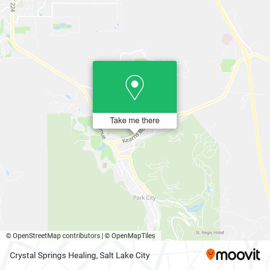 Crystal Springs Healing map