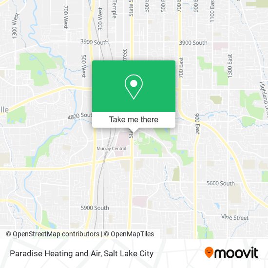 Paradise Heating and Air map
