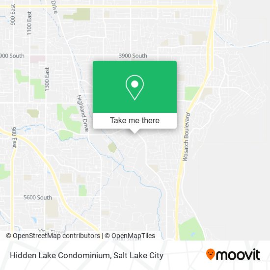 Hidden Lake Condominium map