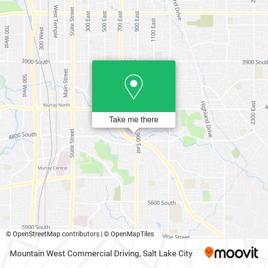 Mapa de Mountain West Commercial Driving