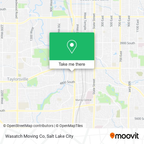 Mapa de Wasatch Moving Co