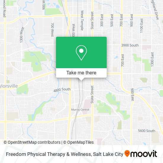 Mapa de Freedom Physical Therapy & Wellness