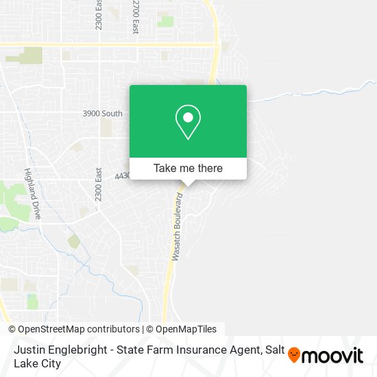 Mapa de Justin Englebright - State Farm Insurance Agent