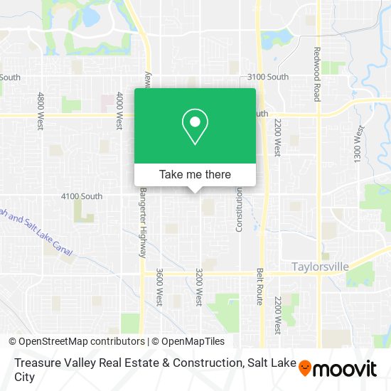 Mapa de Treasure Valley Real Estate & Construction