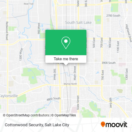 Cottonwood Security map