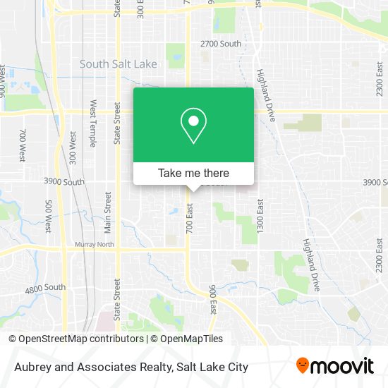 Aubrey and Associates Realty map