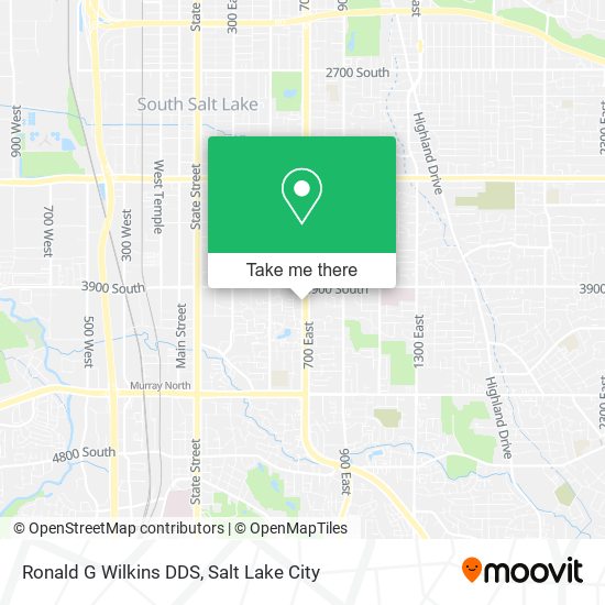 Ronald G Wilkins DDS map