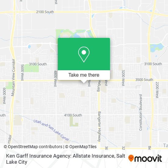 Mapa de Ken Garff Insurance Agency: Allstate Insurance