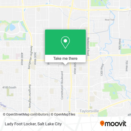 Lady Foot Locker map