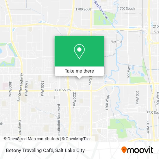 Betony Traveling Café map