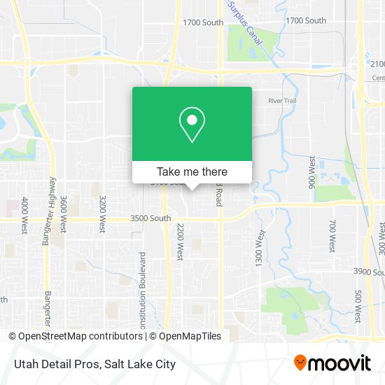 Mapa de Utah Detail Pros