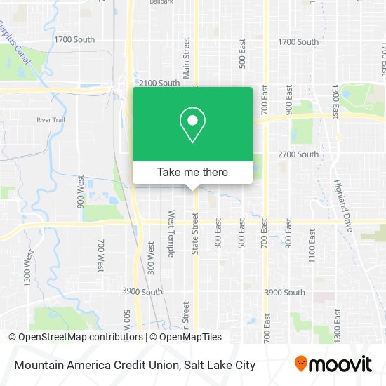 Mapa de Mountain America Credit Union