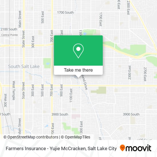 Farmers Insurance - Yujie McCracken map