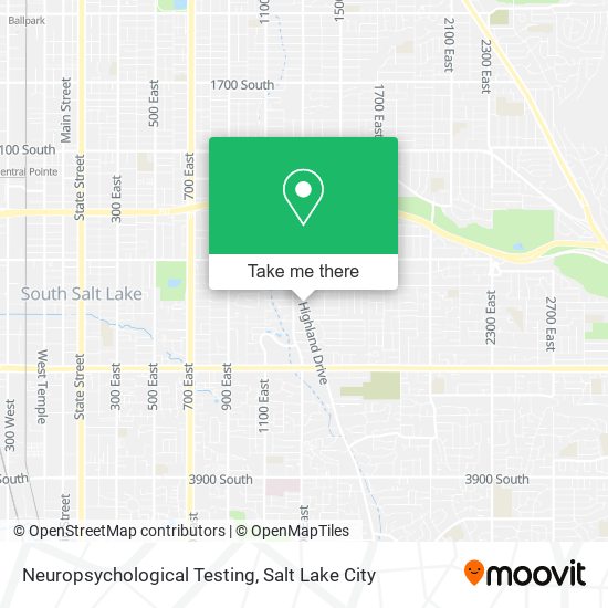 Neuropsychological Testing map