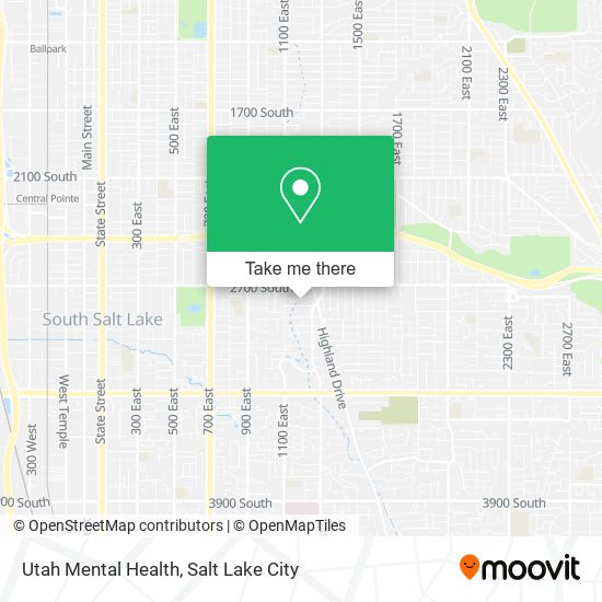 Utah Mental Health map