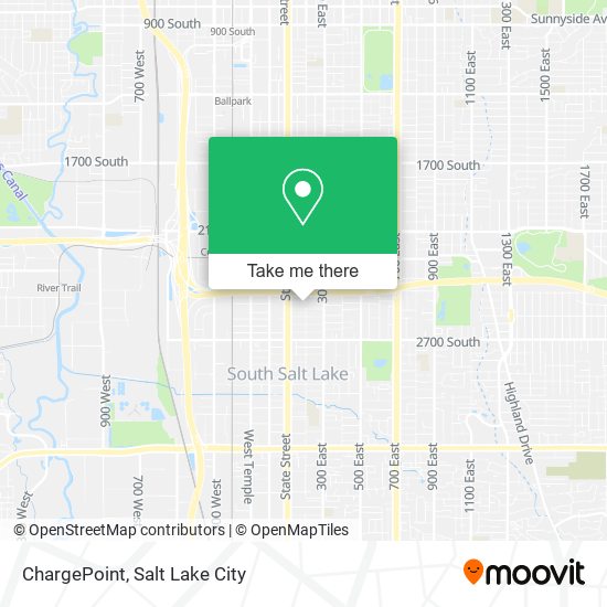 Mapa de ChargePoint