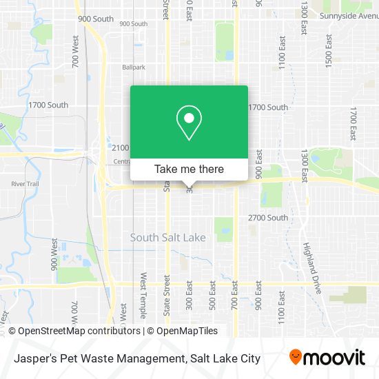 Jasper's Pet Waste Management map