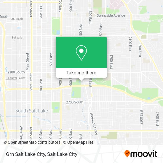 Mapa de Grn Salt Lake City