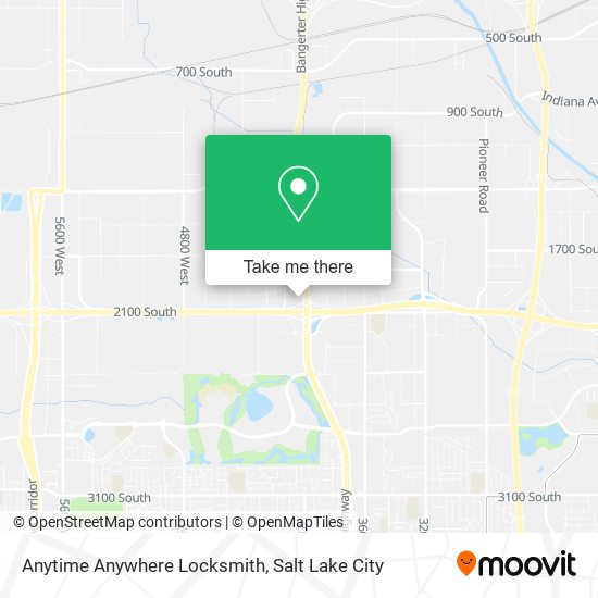 Mapa de Anytime Anywhere Locksmith