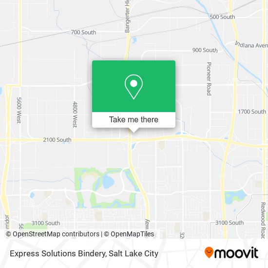 Express Solutions Bindery map