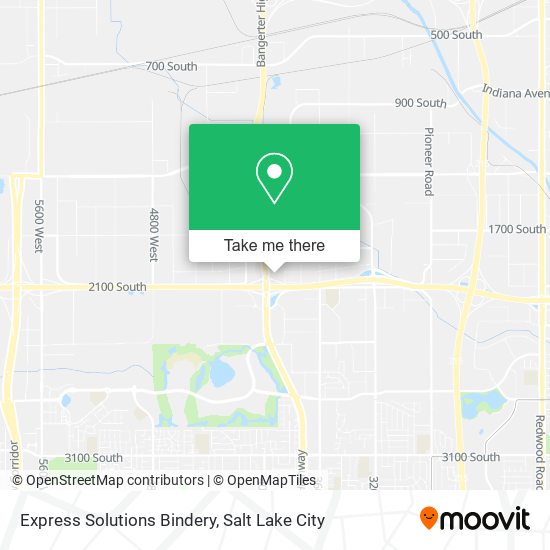 Mapa de Express Solutions Bindery