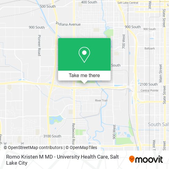 Mapa de Romo Kristen M MD - University Health Care