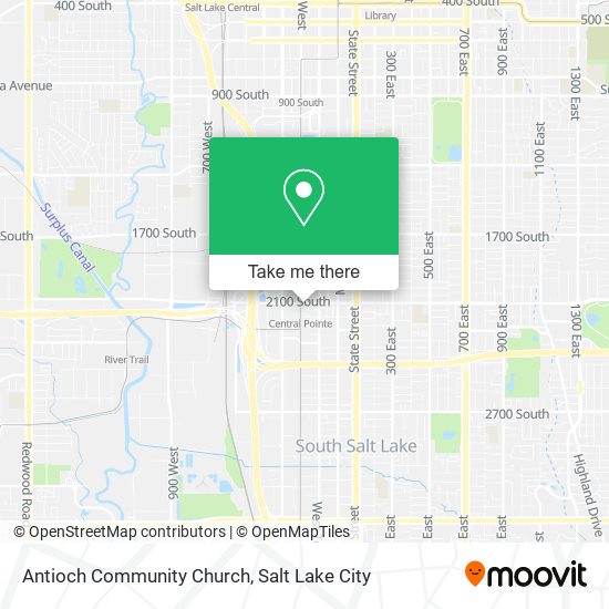 Antioch Community Church map