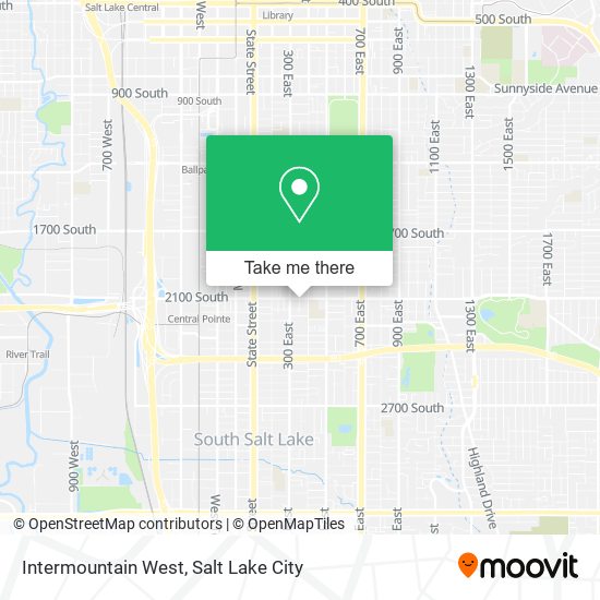 Mapa de Intermountain West