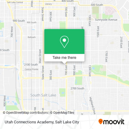 Mapa de Utah Connections Academy