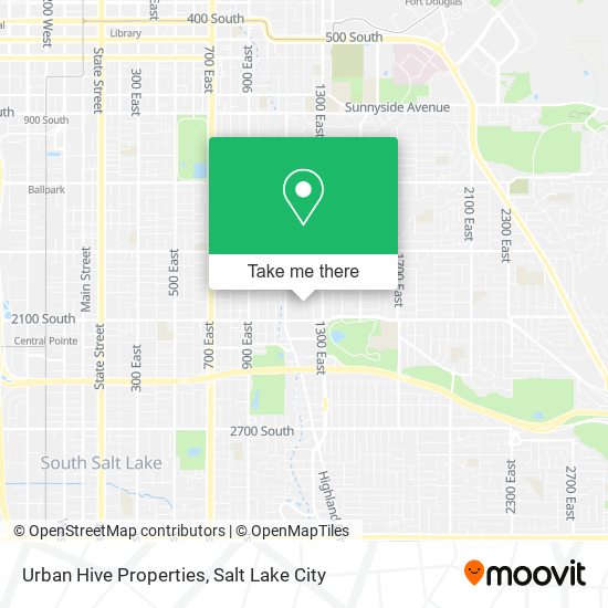 Urban Hive Properties map