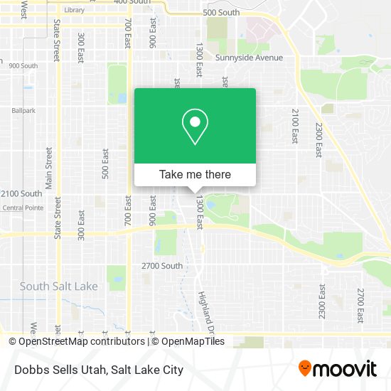 Mapa de Dobbs Sells Utah