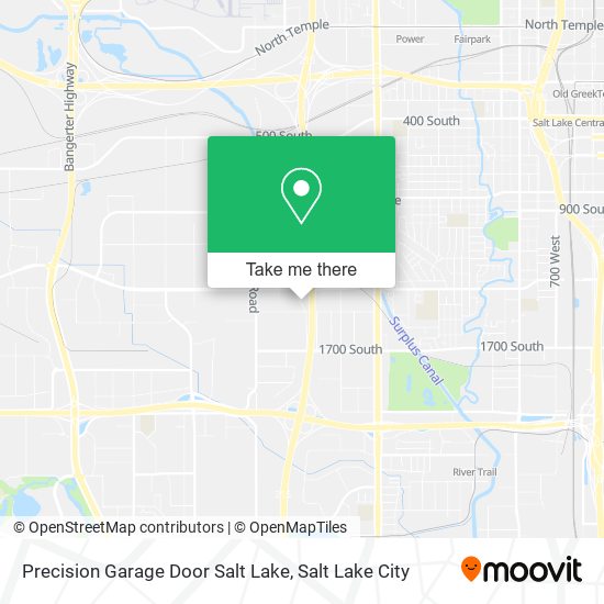 Mapa de Precision Garage Door Salt Lake