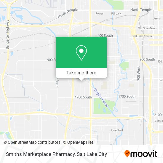 Mapa de Smith's Marketplace Pharmacy