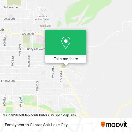 Familysearch Center map