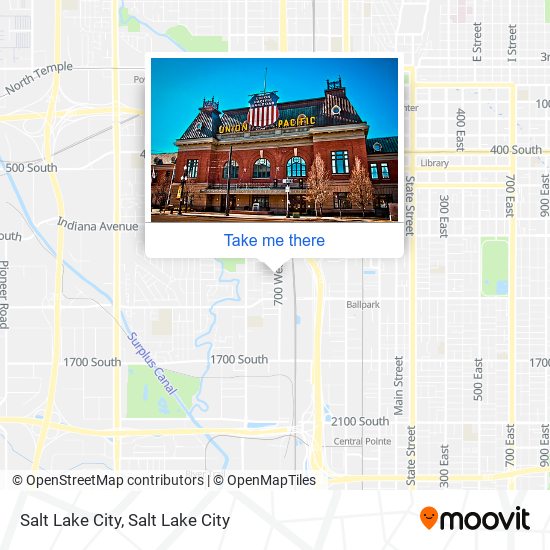 Salt Lake City map