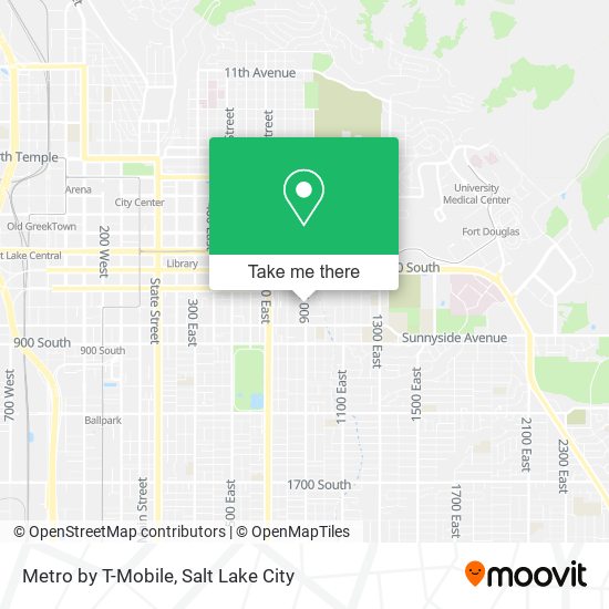 Metro by T-Mobile map