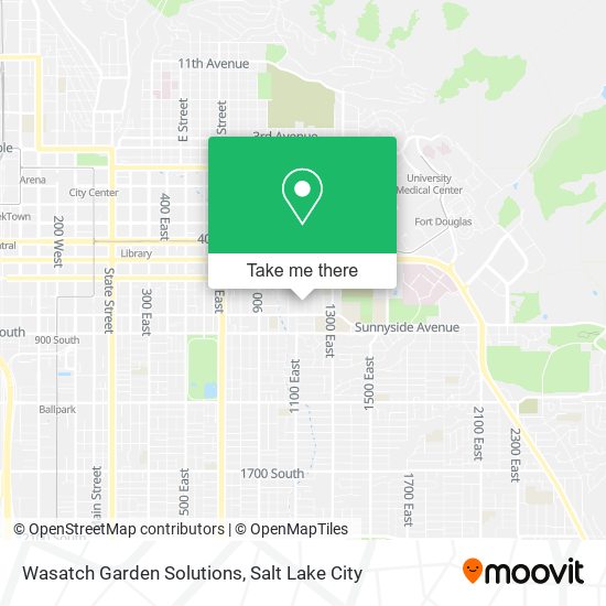 Wasatch Garden Solutions map