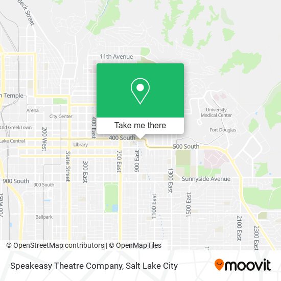Speakeasy Theatre Company map