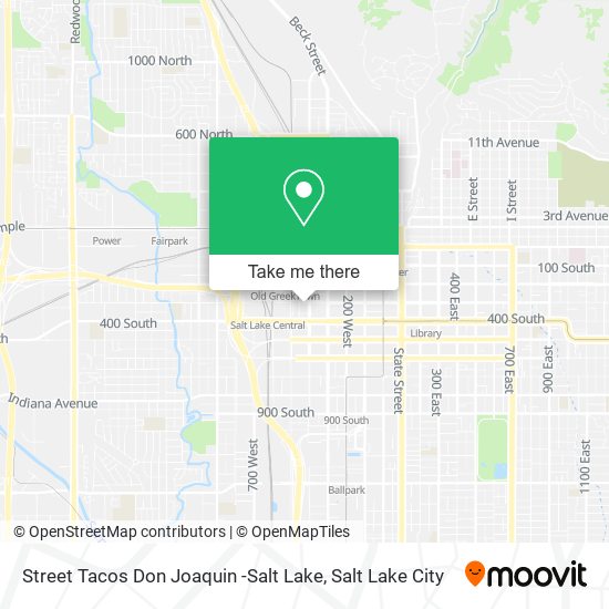 Street Tacos Don Joaquin -Salt Lake map