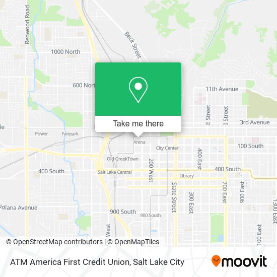 Mapa de ATM America First Credit Union