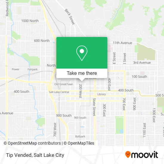 Tip Vended map