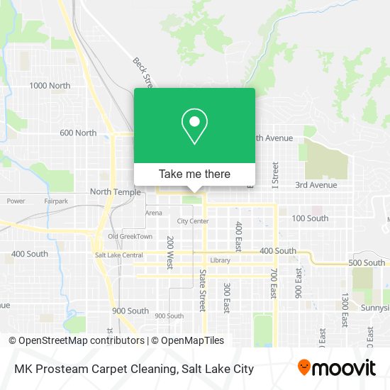 MK Prosteam Carpet Cleaning map