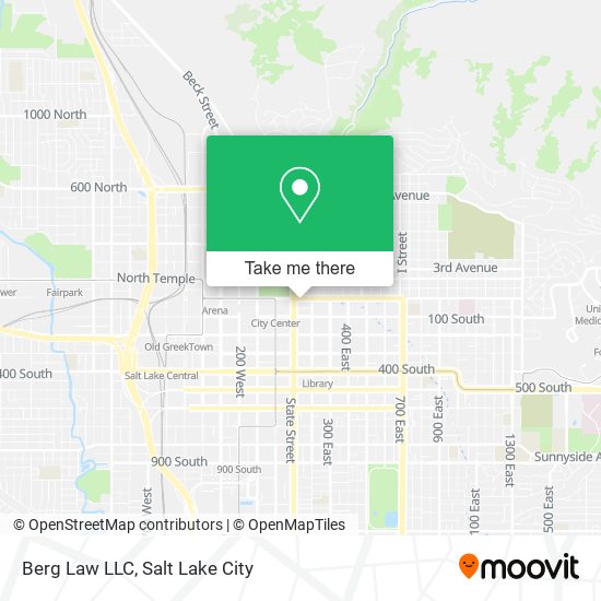 Berg Law LLC map