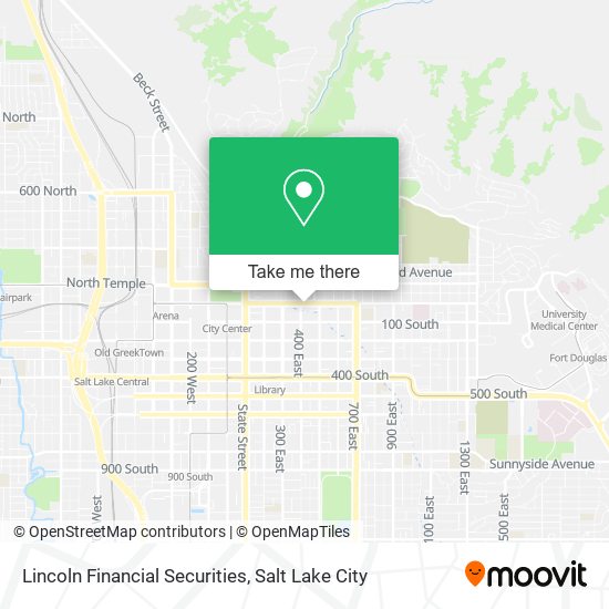 Lincoln Financial Securities map