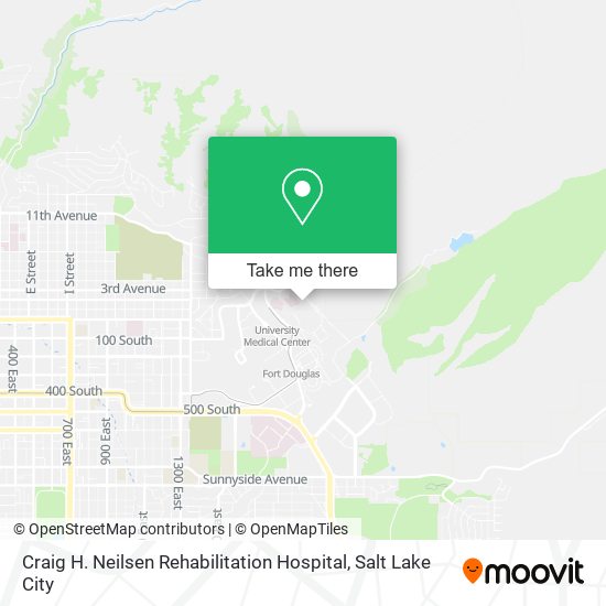 Craig H. Neilsen Rehabilitation Hospital map