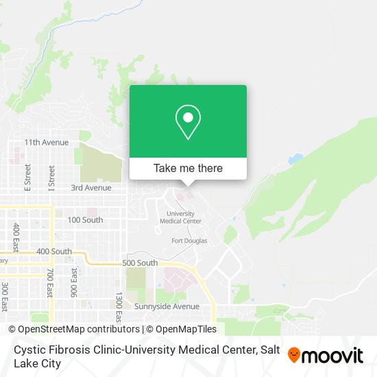 Mapa de Cystic Fibrosis Clinic-University Medical Center