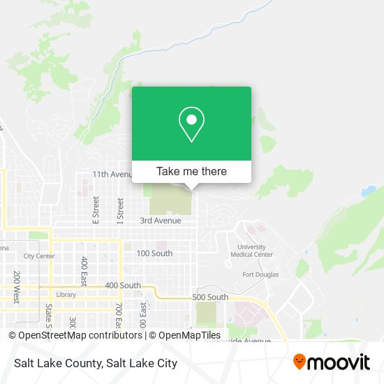 Salt Lake County map