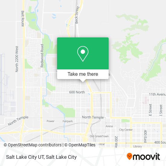 Mapa de Salt Lake City UT