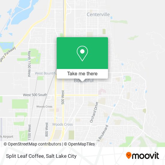 Split Leaf Coffee map