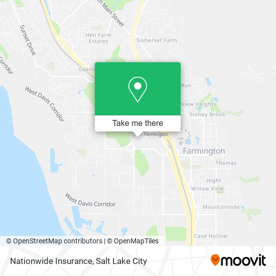 Mapa de Nationwide Insurance